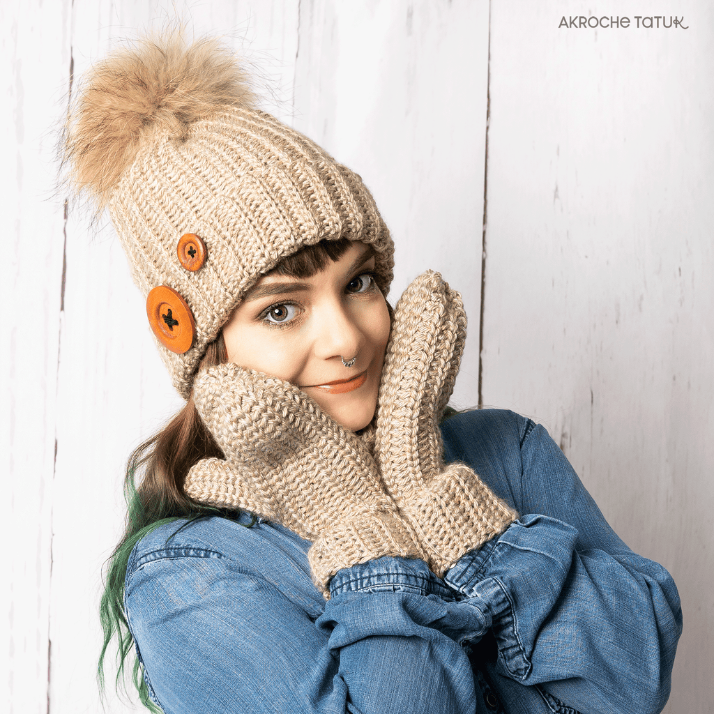 Norvège (adulte petit) tuque et cache-cou seulement