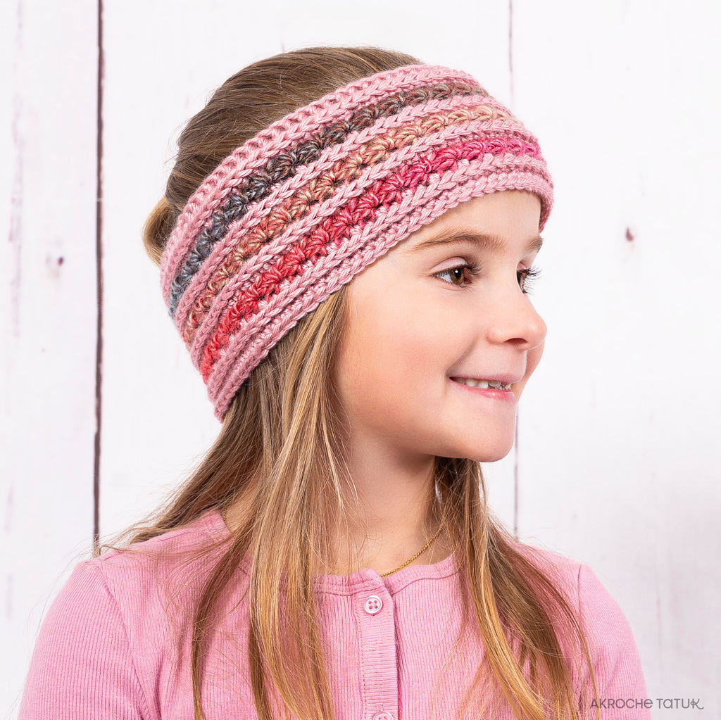 Crochet pattern - Polar star Headband