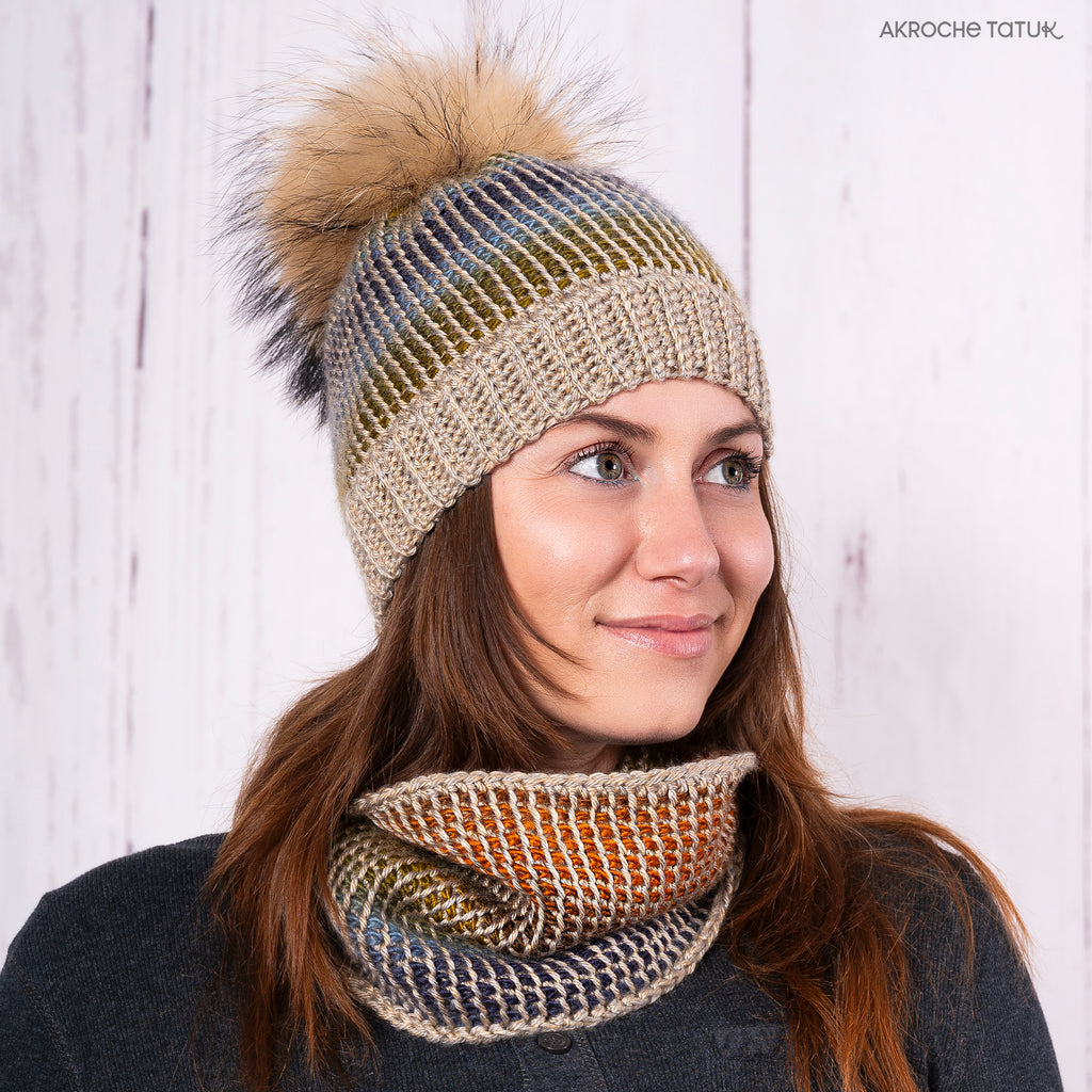 Tunisian Crochet pattern - Illusion