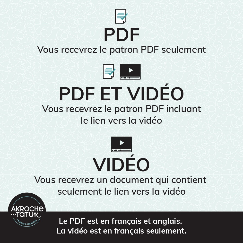 Patron au crochet - Amos