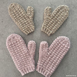 Crochet pattern - Polar Star Mittens