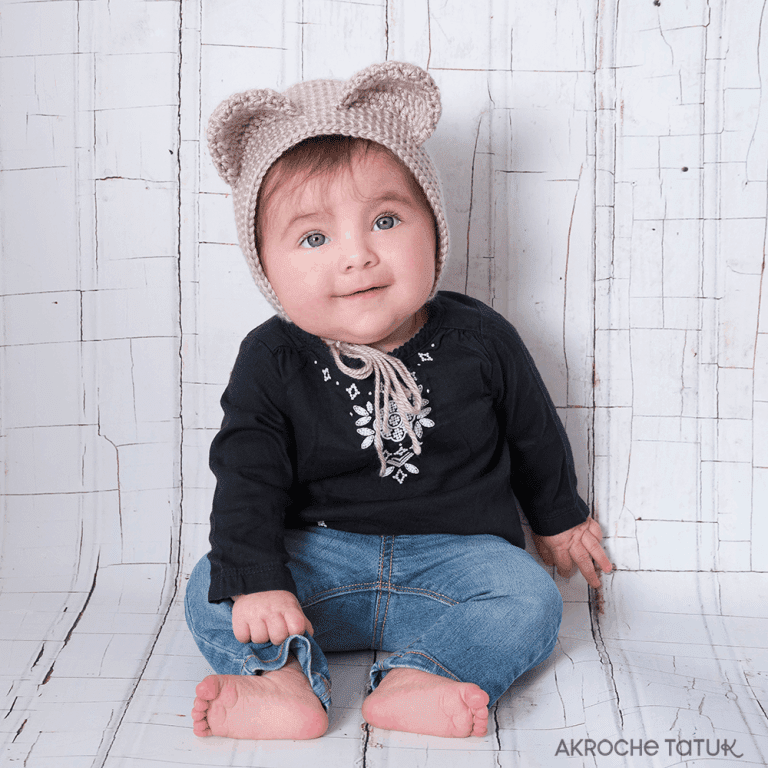 Bear and cat hat — Crochet pattern