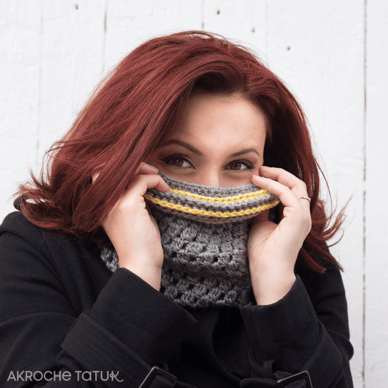 Ekinox cowl — Crochet pattern