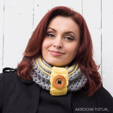 Ekinox cowl — Crochet pattern