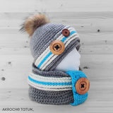 Patron au crochet - Ensemble Alaska