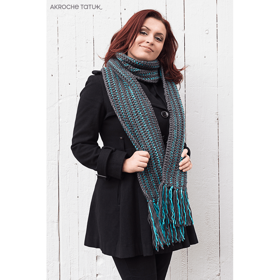 Nordik scarf — Crochet pattern