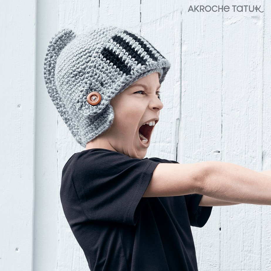 Knight hat — Crochet pattern