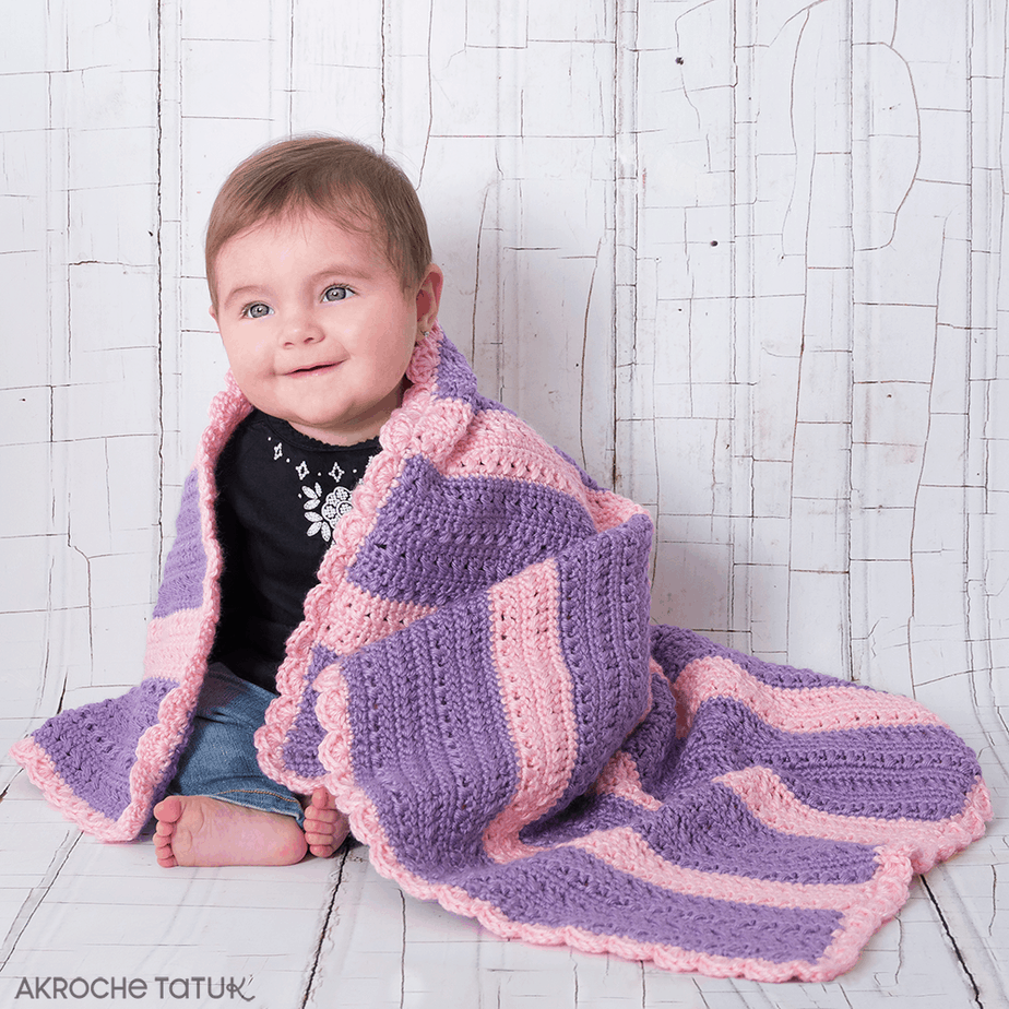 Gaëlle's baby blanket — Crochet pattern