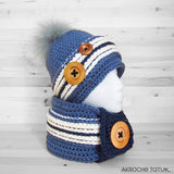 Patron au crochet - Ensemble Alaska