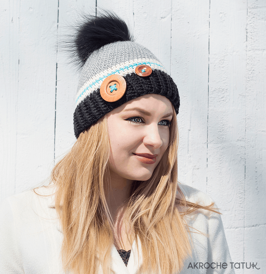 Rustik hat (spring and fall version) - Crochet pattern 