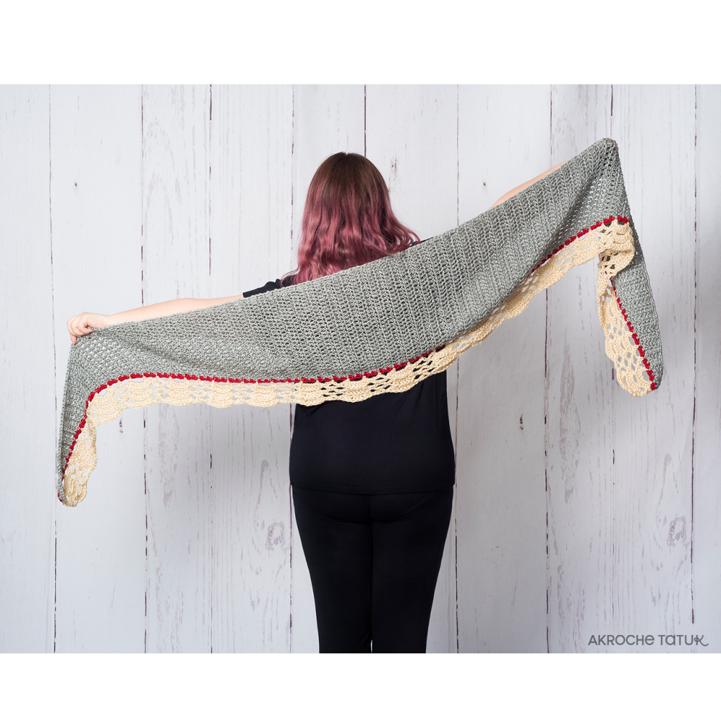 Kamouraska shawl - Crochet pattern 