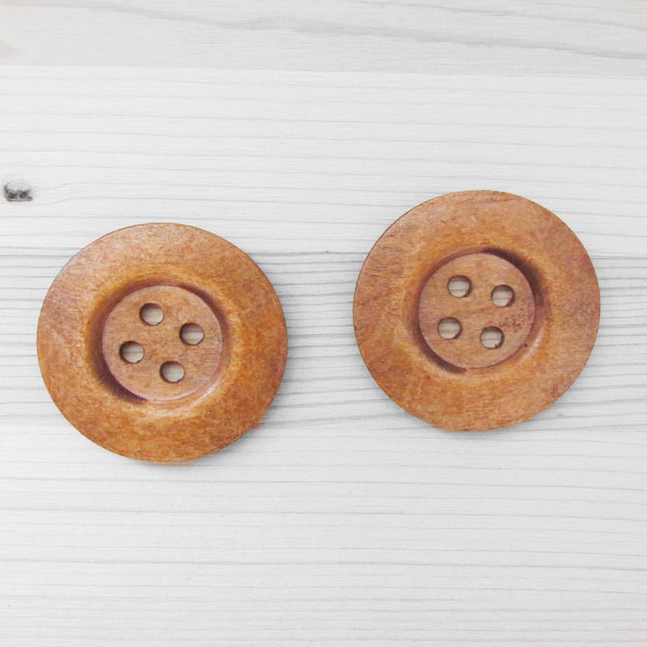 Ensemble de 2 boutons - 50 mm